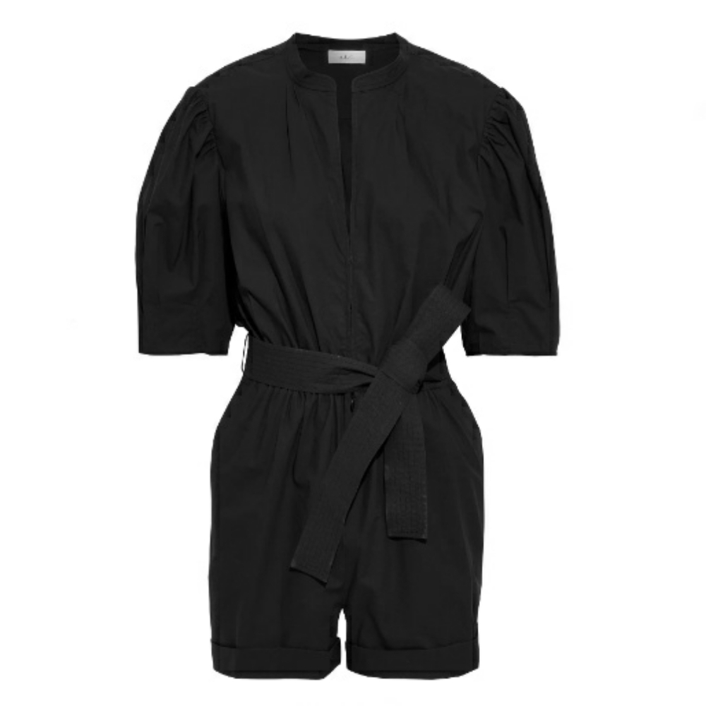 A.L.C. Erica Puff Sleeve Belted Playsuit Romper Size 14 NWT